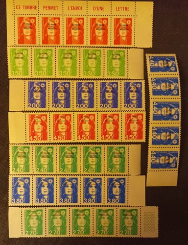 Lot important timbres - lot, 40