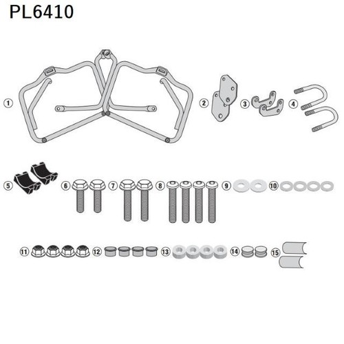 Kit porte valise givi - kit, porte-valise