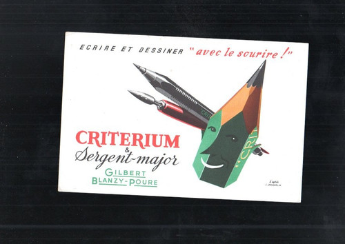 Buvard publicitaire ancien - buvard,