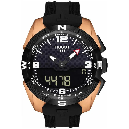 Tissot touch black carbon - black,