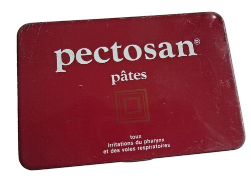 Boite metal ancienne pectosan - metal,