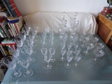anciens verres en cristal