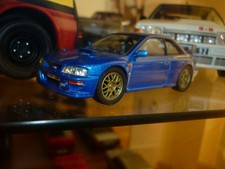 SUBARU IMPREZA 22B WRC STI COUPE 1/43 SONIC BLUE LIMITED EDITION CORGI VANGUARDS