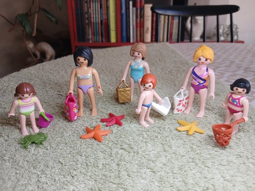 Plage playmobil trois - plage,