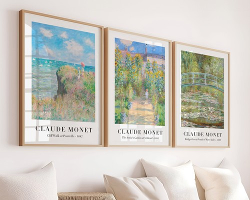 Lot affiches claude monet - 3,