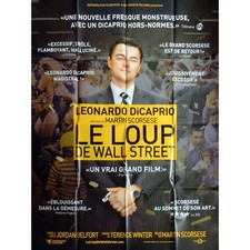 LE LOUP DE WALL STREET Affiche de film  120x160 cm - 2013 - DiCaprio, Martin Sco