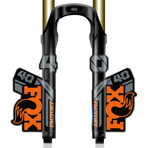 Fork sticker for - for, fox