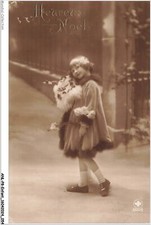 ANLP8-0563-ENFANT - Heureux Noël - Petite fille - fleurs