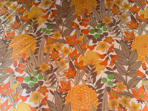 Tissu vintage romanex boussac - tissu,