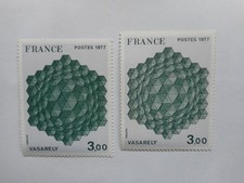 timbres poste france tableau variete