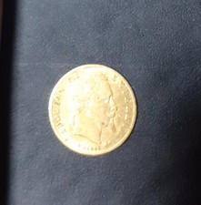 Pièce francs en or - francs,