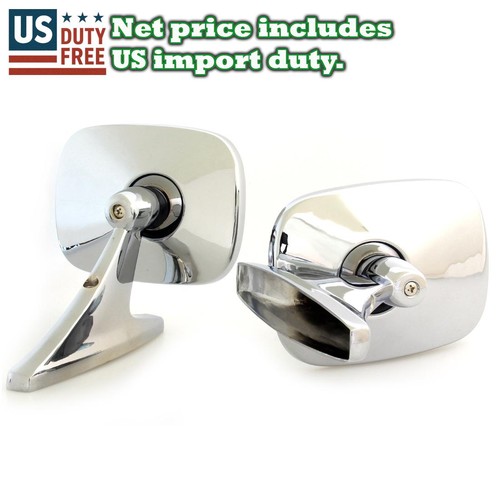 Chrome door mirrors fit toyota - chrome,