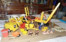 PLAYMOBIL 4210, 3506, 3507 : Set Chantier (4053,4025,4030, 4000) - années '80