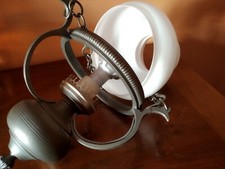 Suspension luminaire étain et