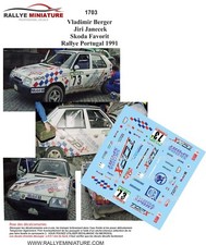 DECALS 1/43 REF 1703 SKODA