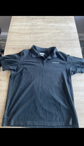 Polo noir columbia - polo,