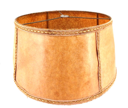 Abat jour vintage peau - abat,