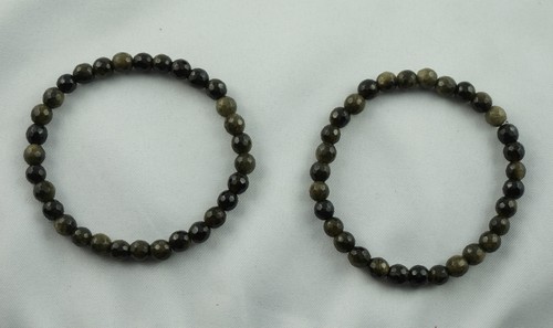 Bracelet obsidienne - en,