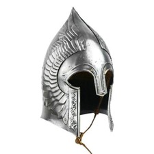Casque de film médiéval Elvin Seigneur de l'anneau, armure Viking en acier,...