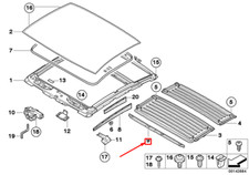 Couvercle avant de toit