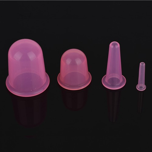 4pcs silicone vacuum - 4pcs, cups