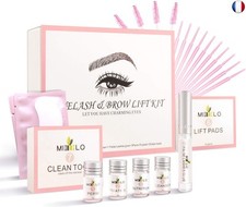 Lash Lift, Scdom Kit Rehaussement de Cils et Brow Lift Kit Lifting Sécuritaire 