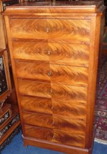 Semainier Bois de placage Meuble à tiroirs Début XXème
