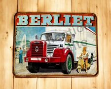plaque métal vintage Berliet Déménagement