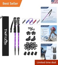 Telescopic trekking poles - trekking,