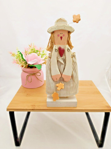 Personnage déco bois style