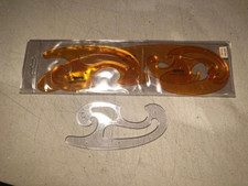 ROTRING 3 + 1 Burmester Regles Anciennes R 830 550 avec Emballage