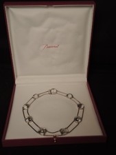 Collier Cristal Baccarat monture argent Par Marie Helene De Taillac