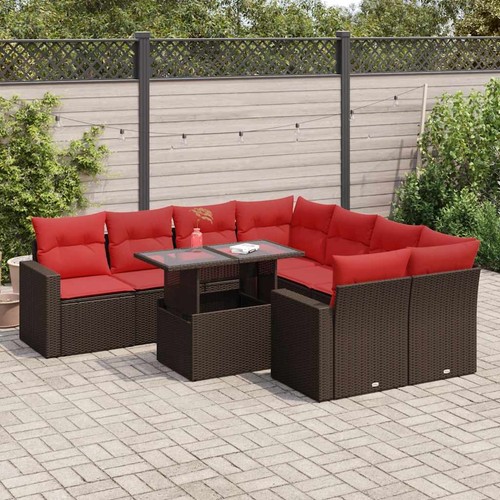 Salon jardin avec - salon, coussins