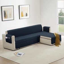Housse Canape d'angle 200cm Gauche/Droit Impermeable Protege Canape Griffe Ch...