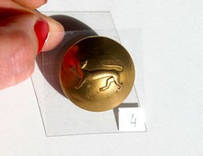 RARE BOUTON UNIFORME LEOPARD / PANTHERE - JBM / LA BELLE JARDINIERE - D:28mm