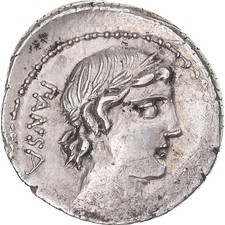 Monnaie, Vibia, Denier, 90 BC