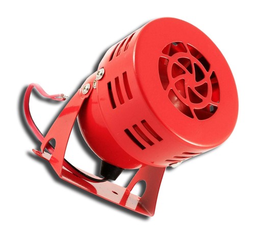 12v red metal beeper siren - 12v,