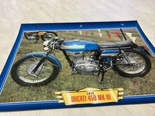 Ducati 450 mono MKIII 1974 fiche carte moto passion collection Atlas