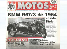 MOTOS D'HIER N°22 BMW R67/3 / ATTELAGE GNOME ET RHONE AX32 / SIDES GUPHI