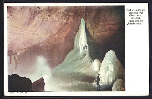 Grotte glace géante - géante, en