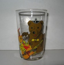 VERRE BONNE NUIT LES PETITS # F2,ORTF,VINTAGE 60s,TBE,NOUNOURS,NICOLAS,CHOUETTE