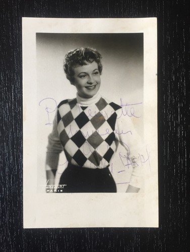 Autographe photo argentique - autographe/photo,