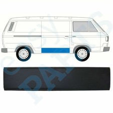 VOLKSWAGEN TRANSPORTER T3 79-92 Porte coulissante Tole de reparation / Droite