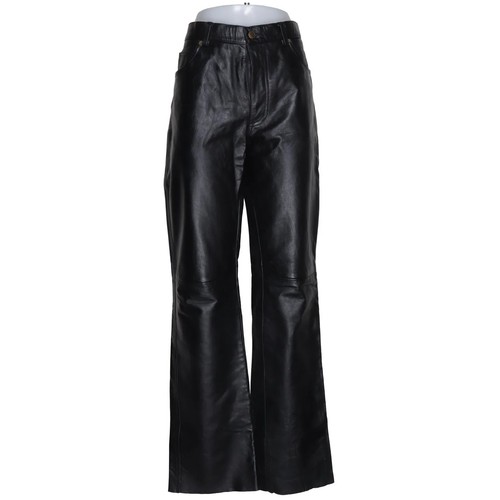 Pantalon cuir taille 34 - en, cuir,