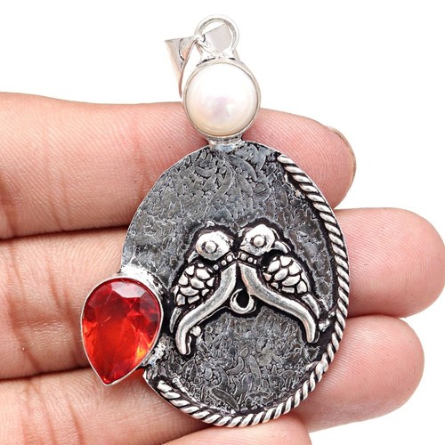 Pendentif mozambique grenat - pendentif,