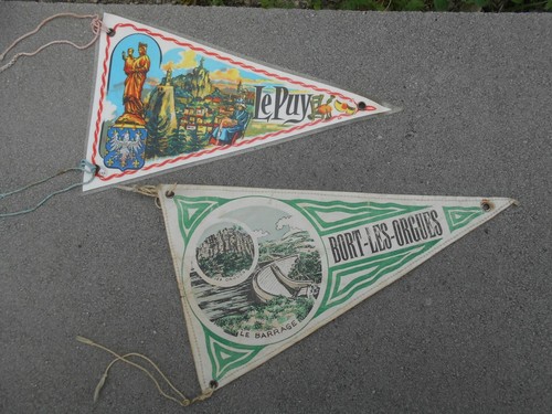 Lot fanion camping vintage - camping,