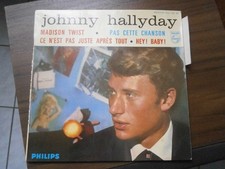 Johnny HALLYDAY    Pas cette Chanson      7"  45 tours EP avec languette