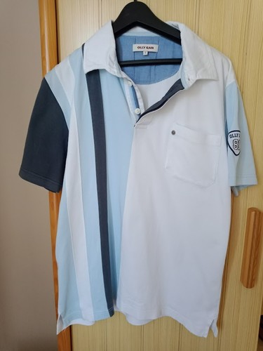 Polo homme blanc bleu clair - blanc,