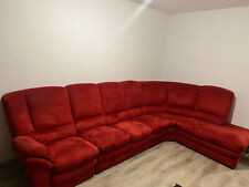 Canapé d'angle avec 2 fauteuils tournants