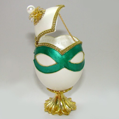 Boite bijoux oeuf faberge - bijoux,